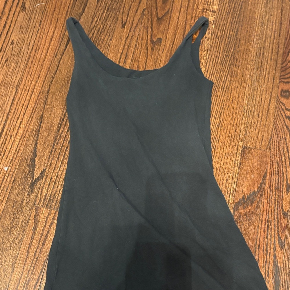 John Galt Black Tank Dress - Classic Scoop Neck